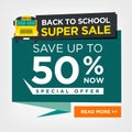 Back to School Sale Sign