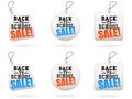 Back To School Sale Tags Royalty Free Stock Photo