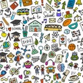 Back to school, seamless pattern for your design Royalty Free Stock Photo