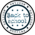 Back to school stamp