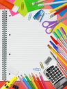 School stationery supplies