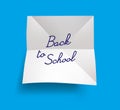 Back to school sticker Royalty Free Stock Photo