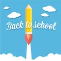 Back to school vector illustration Royalty Free Stock Photo