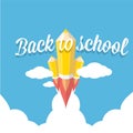 Back to school vector illustration Royalty Free Stock Photo