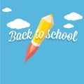 Back to school vector illustration Royalty Free Stock Photo
