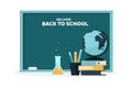 Back to School vector illustration Royalty Free Stock Photo