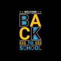 welcome back to school t-shirt design, Back to school Typographic t-shirt design.