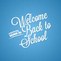 Back to school vintage lettering background