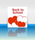 Back to school word, education Royalty Free Stock Photo