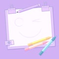 Back to School and work with Pastel Monotone vector background