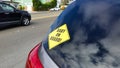 Baby on Board car sticker Royalty Free Stock Photo