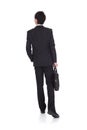 Back view of a business man walking Royalty Free Stock Photo