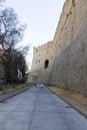 Back view of the Castle Sant`Elmo