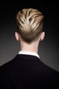 Back view of hairstyle for man