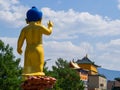 Little Buddha statue, Ulaanbaatar, Mongolia Royalty Free Stock Photo