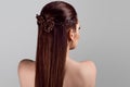 Woman with stylish hairdress Royalty Free Stock Photo