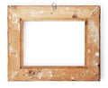 Back view of a picture frame Royalty Free Stock Photo