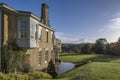 Back view of Polesden Lacey after the rain Royalty Free Stock Photo