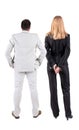 Back view of young couple Royalty Free Stock Photo