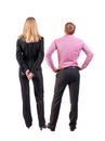 Back view of young couple Royalty Free Stock Photo