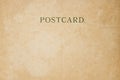 Back of vintage blank postcard Royalty Free Stock Photo