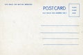 Back of vintage blank postcard Royalty Free Stock Photo