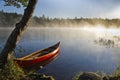 Backcountry canoe Royalty Free Stock Photo