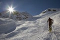 Backcountry skier