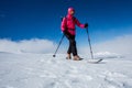 Backcountry skiing Royalty Free Stock Photo