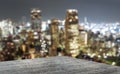 Backdrop of a big city at night Royalty Free Stock Photo