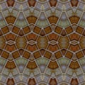 abstract design with glass blocks in brown colors, background and texture Royalty Free Stock Photo