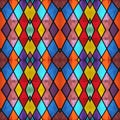 abstract design with stained glass in various colors, material for decoration of windows, background and texture Royalty Free Stock Photo