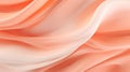 A backdrop featuring abstract, pastel orange minimalist waves, presenting a trendy and stylish peach fuzz color scheme