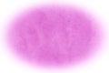 backdrop with white oval frame: close up of canvas stained in pink color Royalty Free Stock Photo