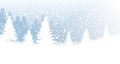 Backdrop with winter forest Royalty Free Stock Photo
