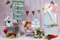 Backdrops for photo studio with Easter holiday theme