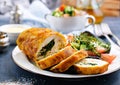 Chicken roll Royalty Free Stock Photo