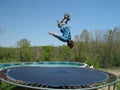 BackFlip Royalty Free Stock Photo