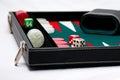 Backgammon board game Royalty Free Stock Photo