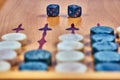 Backgammon of Semi precious stones Royalty Free Stock Photo