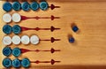 Backgammon of Semi precious stones Royalty Free Stock Photo