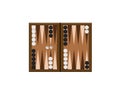 Backgammon illustration Royalty Free Stock Photo