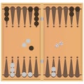 Backgammon Royalty Free Stock Photo