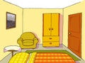 Background 10 teenage room