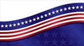 Patriotic banner for web and or designed for American holidays Royalty Free Stock Photo
