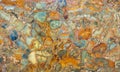 bright and colorful marble texture background extreme close up in natural patterns