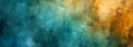 A textured abstract background with a blend of vivid teal and golden hues. Royalty Free Stock Photo