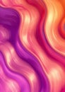 Abstract background with wavy patterns in vibrant shades of purple, pink, and orange Royalty Free Stock Photo