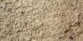 Rough beige wall surface featuring a mix of clay and small stones Texture Background Royalty Free Stock Photo
