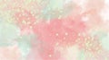 Beautiful wallpaper HD splash watercolor multicolor green pink, pastel color, abstract texture background.